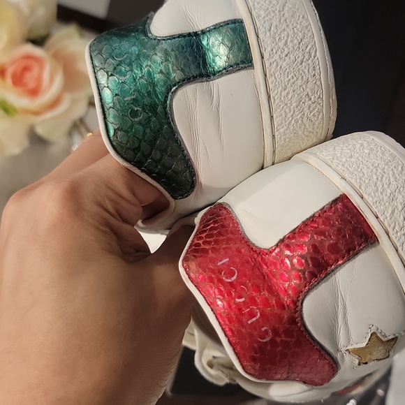 Authentic Gucci star sneaker shoes - Picture 13 of 14